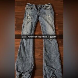 american eagle flare jeans